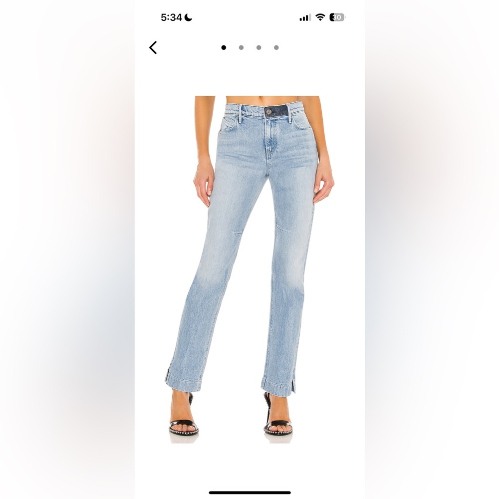Straight leg denim